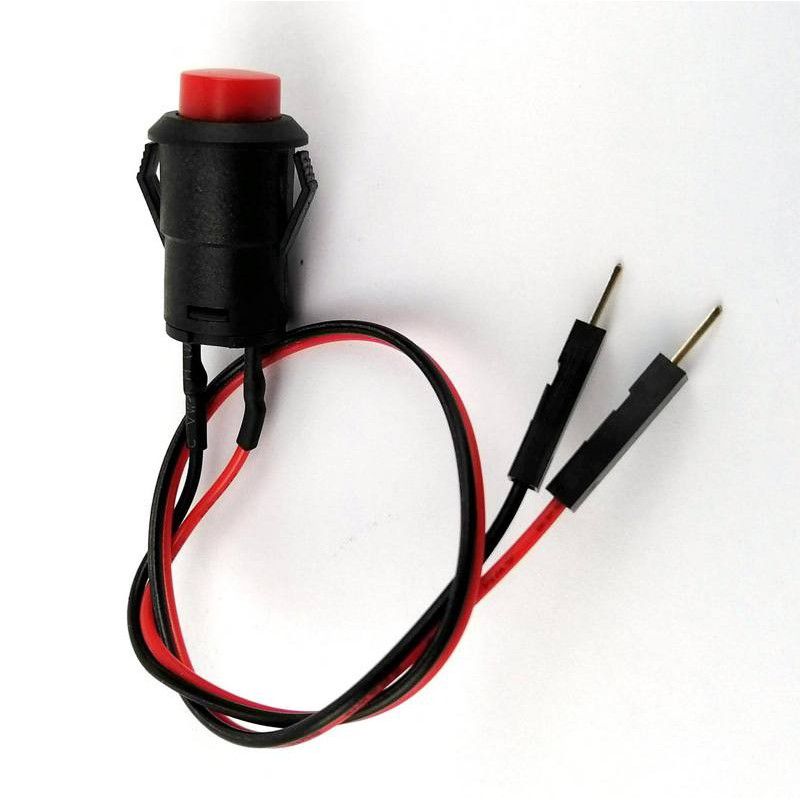 Push Button Panel Mount 12MM with Wire (20cm)